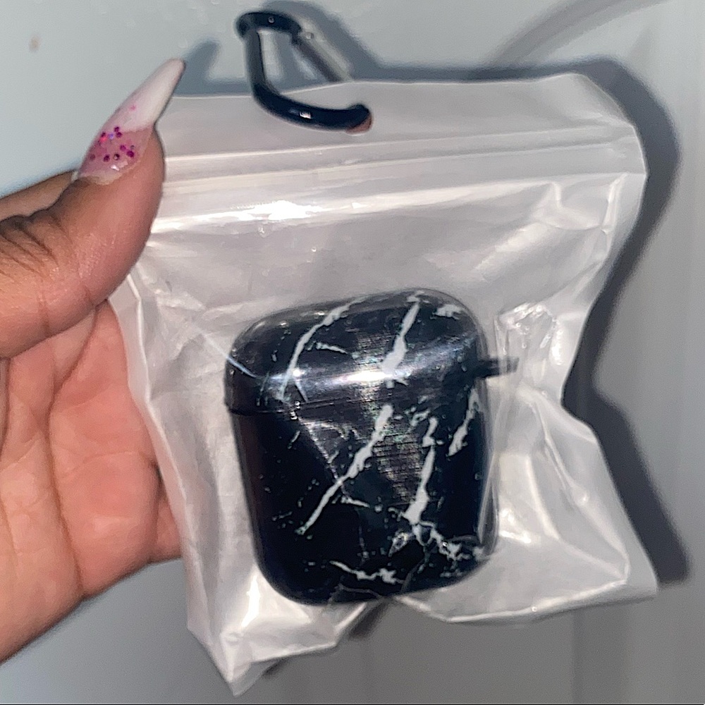 Black Marble AirPod Case